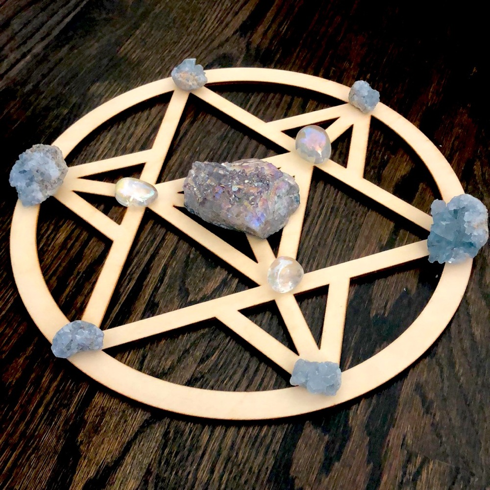 Large Wooden Star Grid